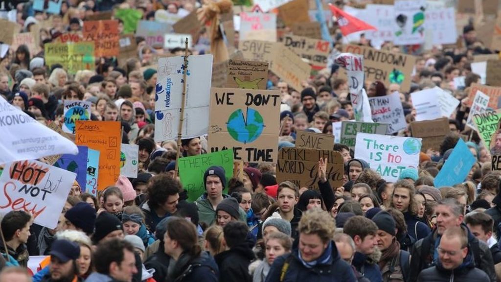 Estudiantes contra el cambio climático