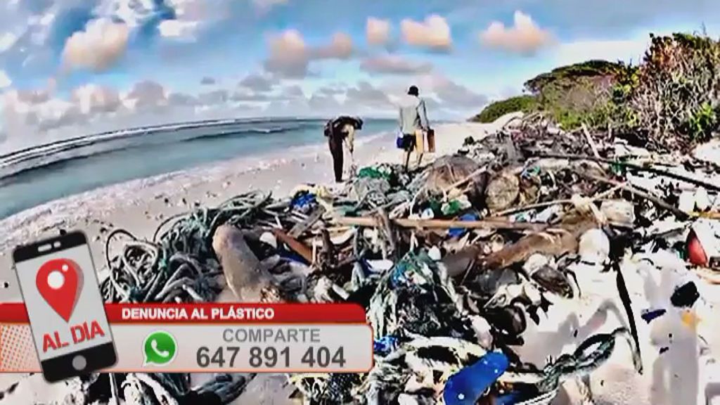 Denuncia el exceso de plástico en 'Cuatro al día'