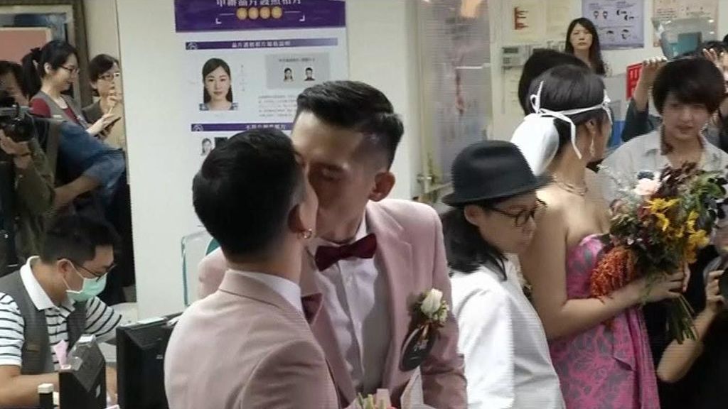 Las parejas homosexuales ya se pueden casar en Taiwan