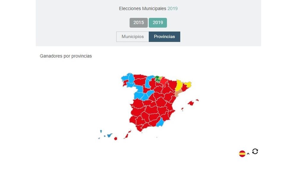 Resultados de las elecciones municipales del 26M