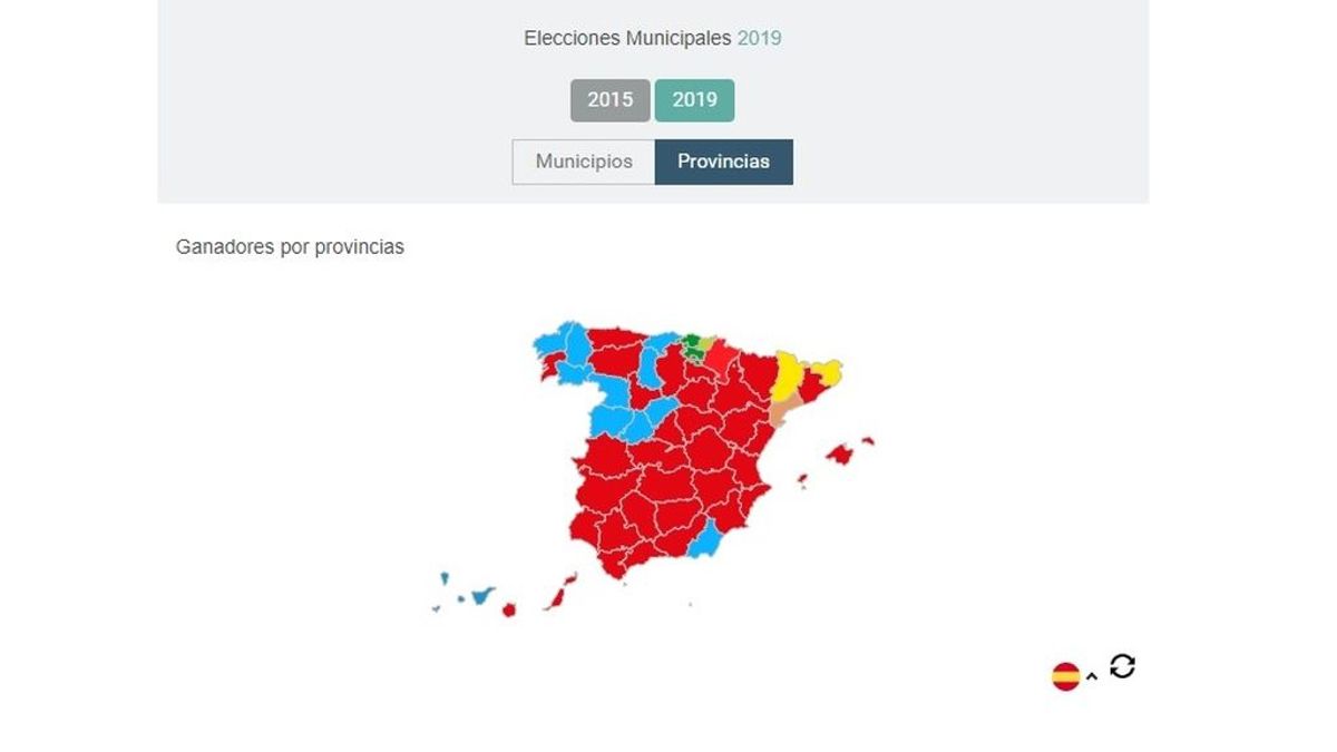 Resultados de las elecciones municipales del 26M