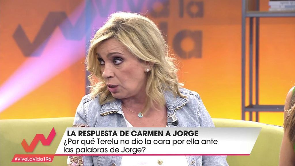 Carmen Borrego, del ‘Deluxe’: “Si llego a estar allí o cojo la puerta y me voy, o alomejor tiene que venir hasta la policía al plató”