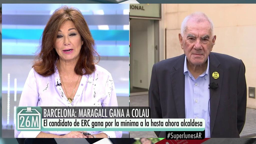 Maragall: "Pido libertad para los presos políticos y el derecho a la autodeterminación"
