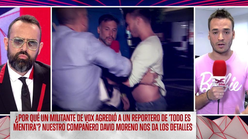David Moreno relata cómo fue la agresión que se llevó por parte de un miembro de VOX