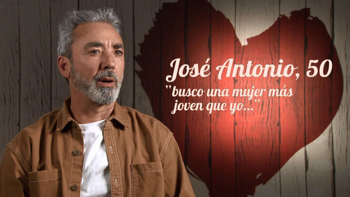 José Antonio: "Tengo 50 años pero yo no me veo con una mujer de esa edad"