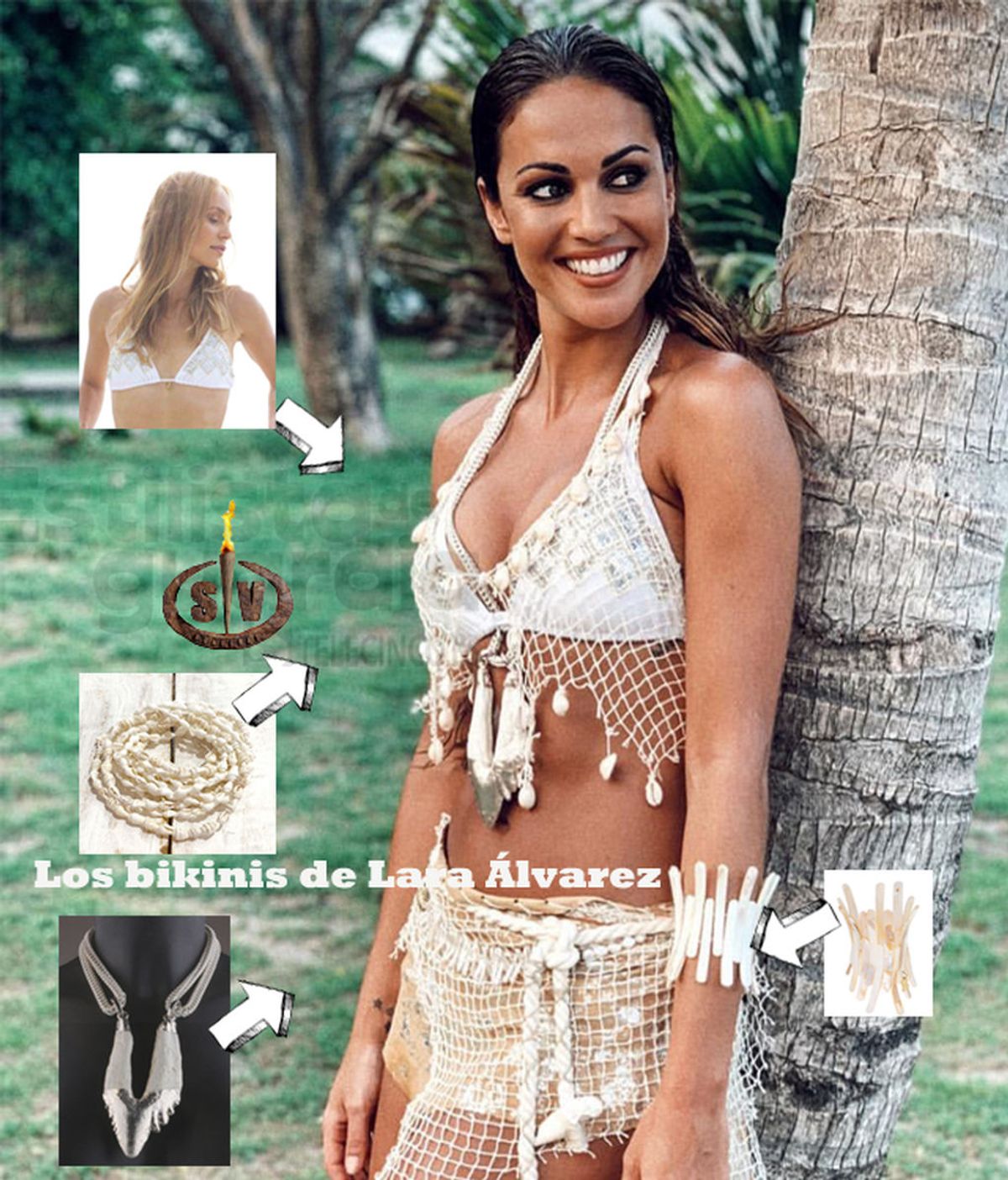 Los bikinis de Lara Álvarez (Supervivientes 2019)