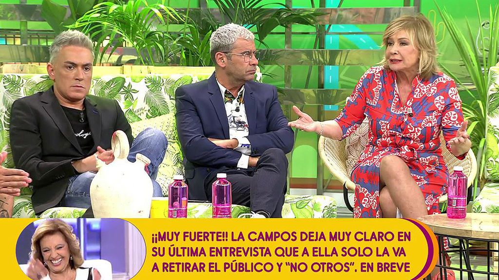 Carmen Borrego "detesta" 'Sávlame', según Mila Ximénez