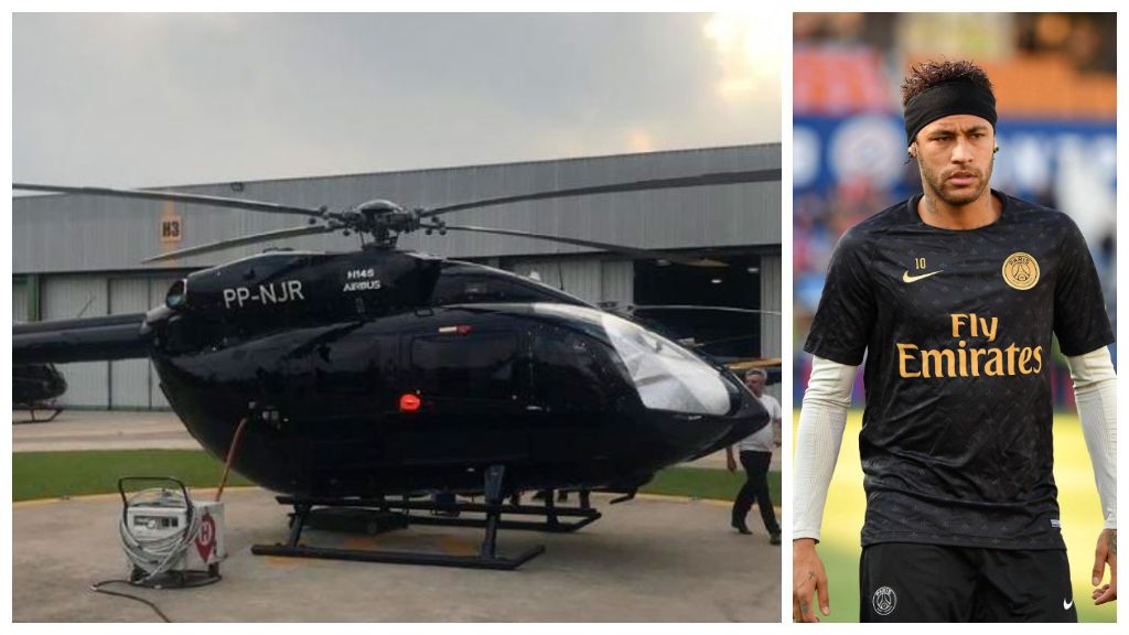 El último capricho de Neymar: Un helicóptero con el logo de Batman valorado en 13 millones de euros El último capricho de Neymar: Un helicóptero con el logo de Batman valorado en 13 millones de euros