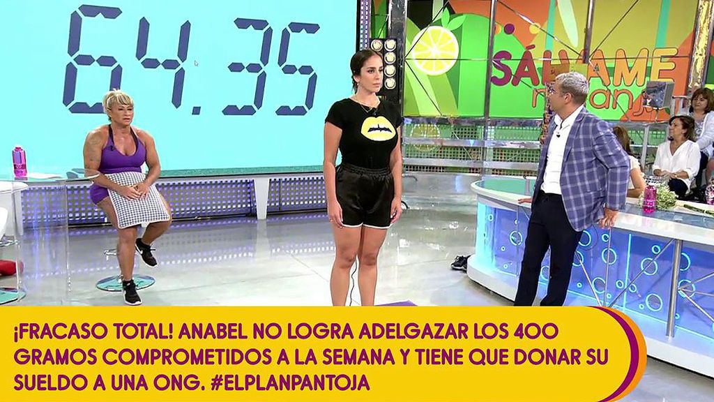 Anabel Pantoja ha vuelto a engordar: ha subido medio kilo