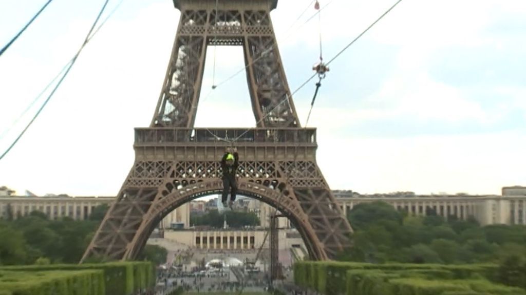 Tirolina de la Torre Eiffel
