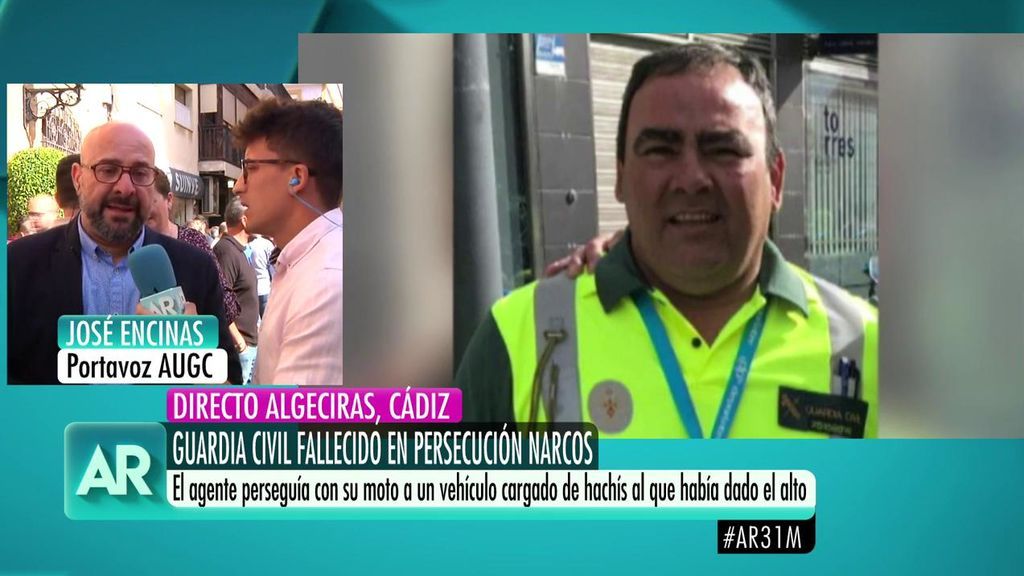 José Encinas, portavoz de AUGC: Necesitamos más medios para la lucha contra el narcotráfico”