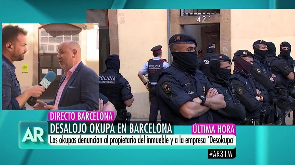 Los okupas de un edificio de Barcelona han denunciado al propietario y a Desokupa