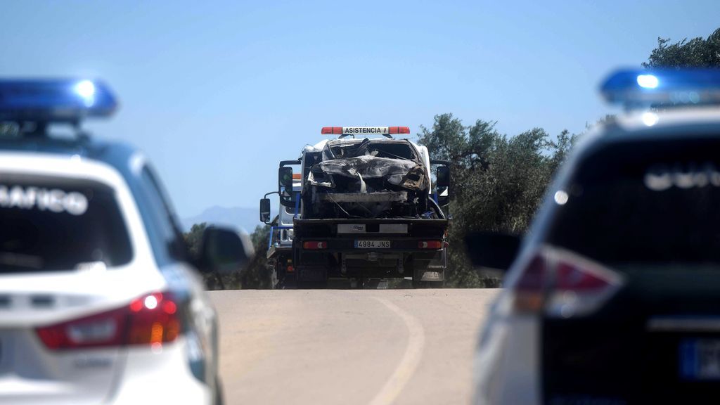 Impactántes imágenes del estado del coche accidentado en el que ha perdido la vida José Antonio Reyes