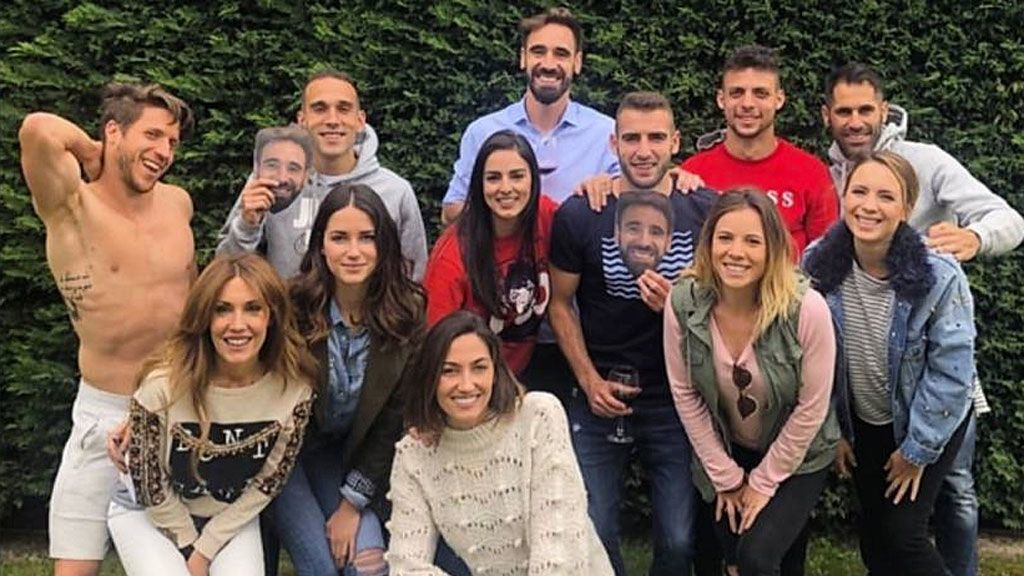 La foto de la barbacoa en la que presuntamente se amañó el Valladolid - Valencia La foto de la barbacoa en la que presuntamente se amañó el Valladolid - Valencia