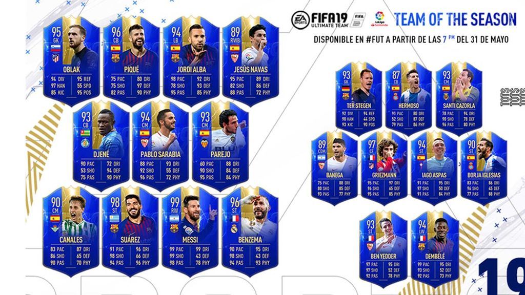 TOTS LaLiga FIFA19