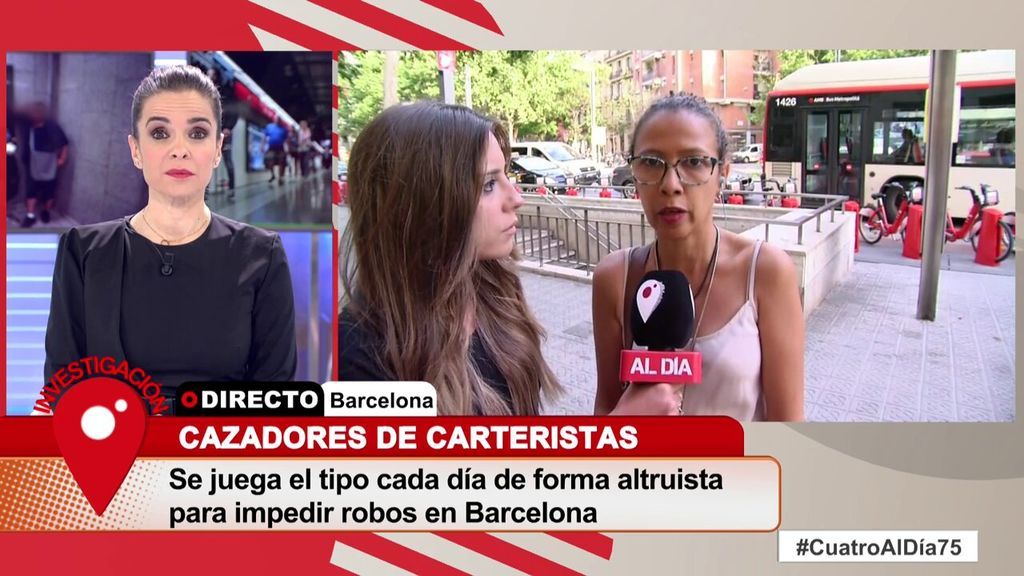 La “cazadora de carteristas” que dedica su vida a evitar los robos en el metro de Barcelona