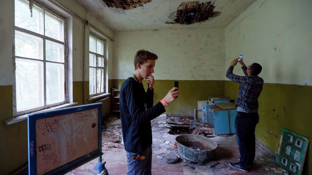 El arriesgado turismo fotográfico en la abandonada Chernóbil