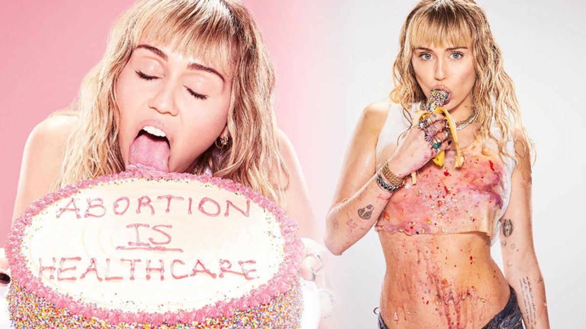 "No me jodas con mi libertad": la campaña 'heavy metal' de Miley Cyrus a favor del aborto