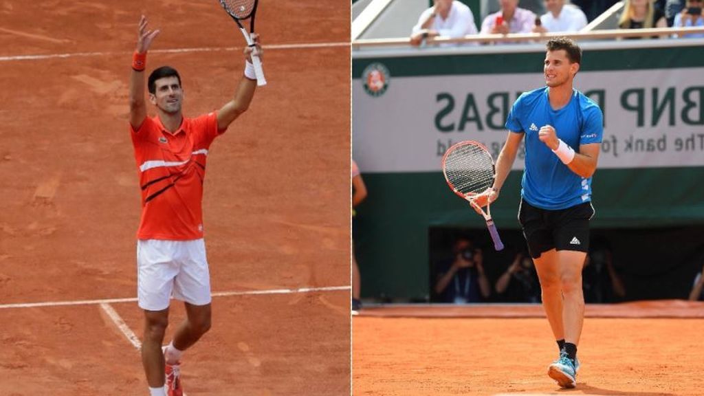 Djokovic sigue sin ceder un set y se enfrentará a Thiem en la otra semifinal de Roland Garros Djokovic sigue sin ceder un set y se enfrentará a Thiem en la otra semifinal de Roland Garros