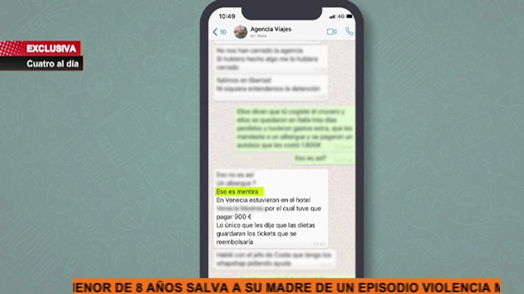 La presunta estafadora ha hablado en exclusiva con ‘Cuatro al día’