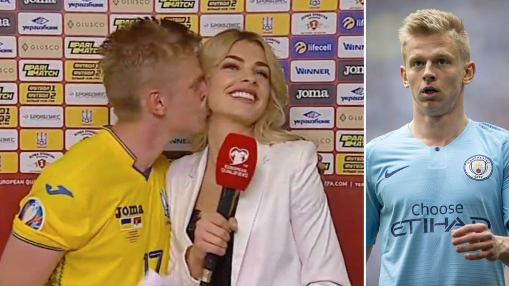 El beso de un futbolista a su pareja en mitad de una entrevista que recuerda a Casillas y Sara Carbonero El beso de un futbolista a su pareja en mitad de una entrevista que recuerda a Casillas y Sara Carbonero