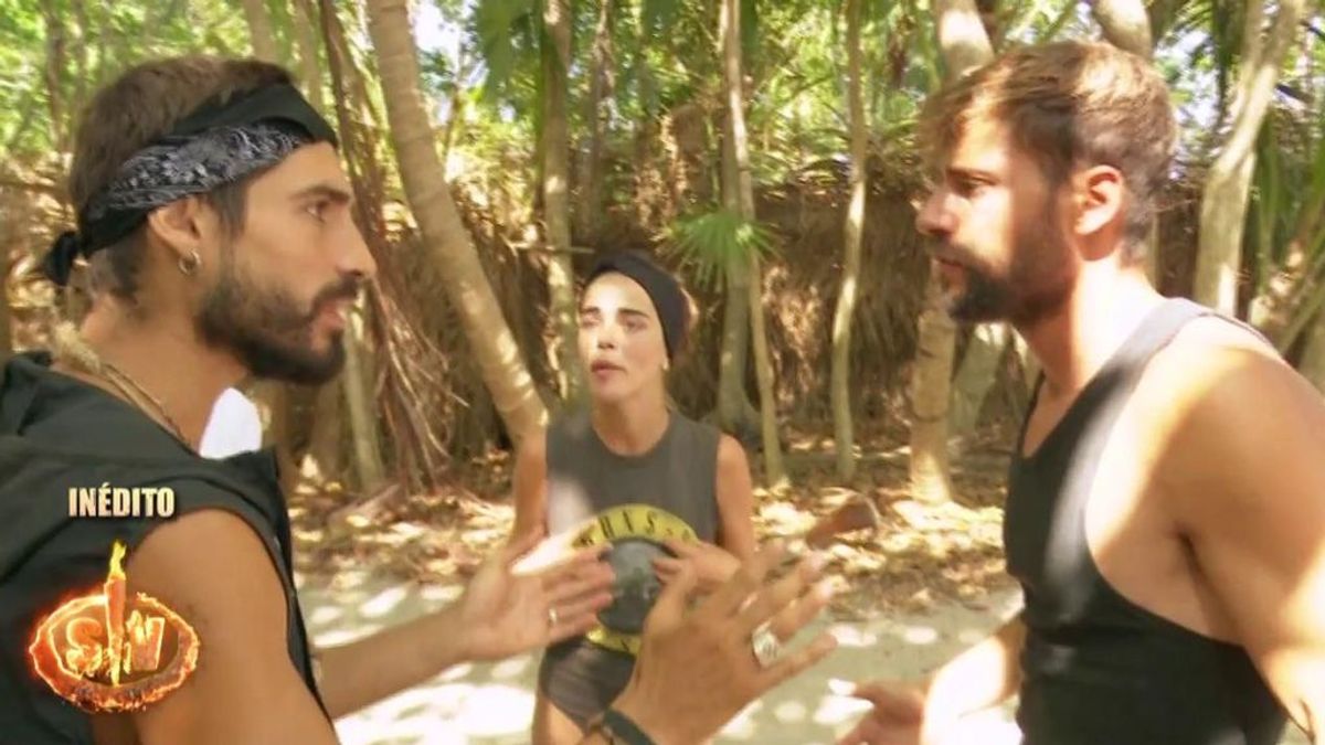 Inédito: la conversación en la Palapa entre Albert, Fabio y Violeta sobre el montaje