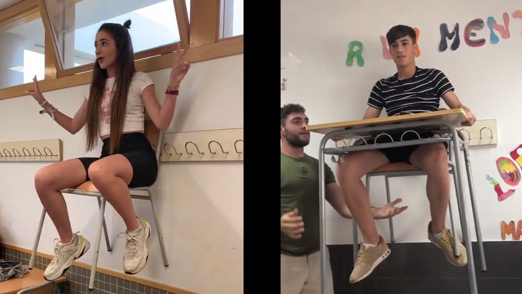 'Desk Challenge', el reto viral que consiste en hacer flotar tu pupitre en clase