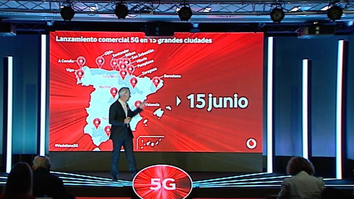 António Coimbra, CEO de Vodafone España, durante la presentación del 5G António Coimbra, CEO de Vodafone España, durante la presentación del 5G