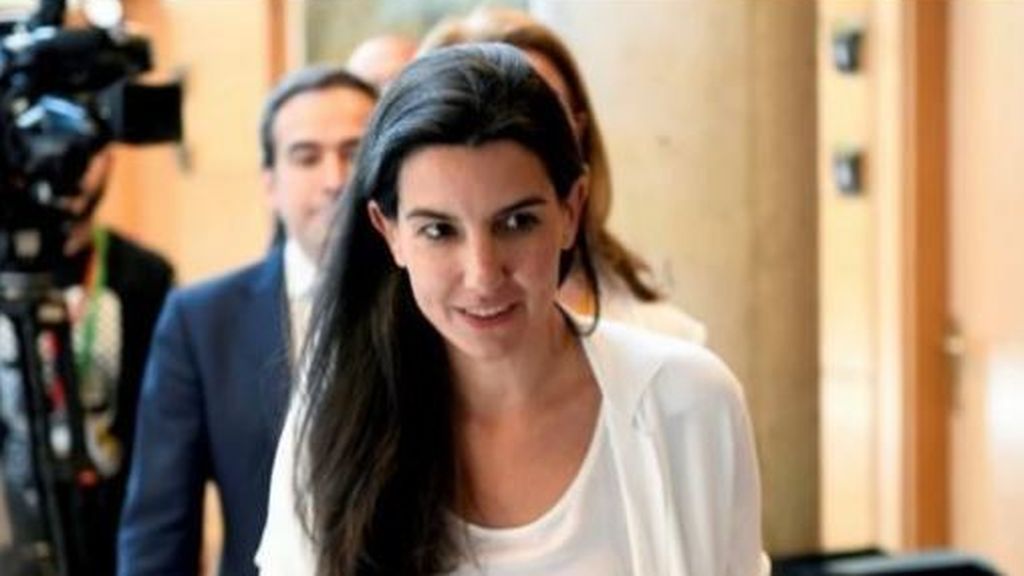 Rocío Monasterio en la Asamblea de Madrid Rocío Monasterio en la Asamblea de Madrid