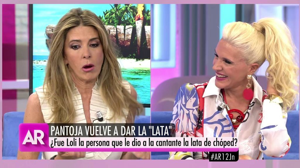 Loli Álvarez se ríe cuando la acusan de dar la lata a Pantoja: "Yo me comí las dos latas"