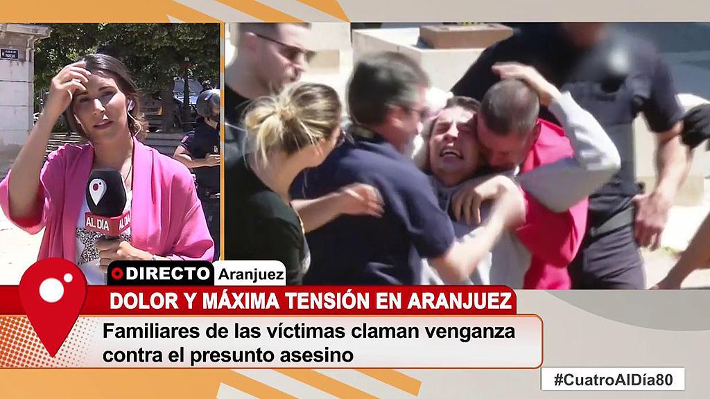 “¡Demonio!” El asesino de dos mujeres en Aranjuez, llega a los juzgados ante el desgarrador grito del novio de una de las fallecidas
