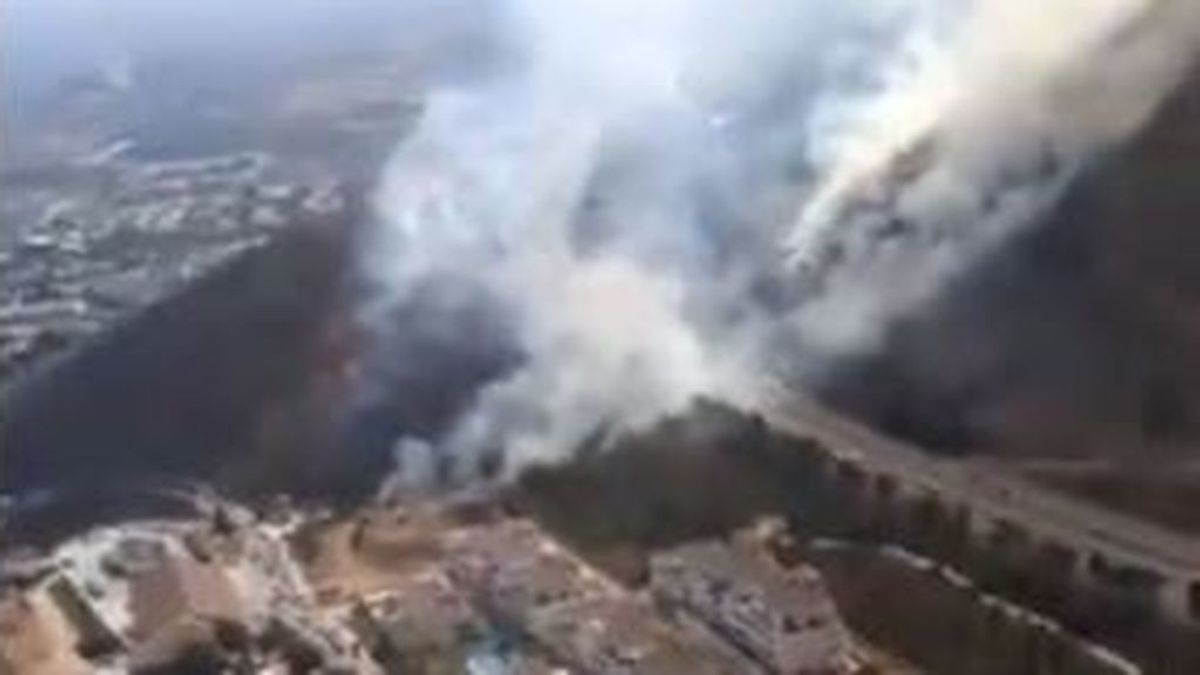 Declarado un incendio forestal en el paraje El Higuerón de Benalmádena
