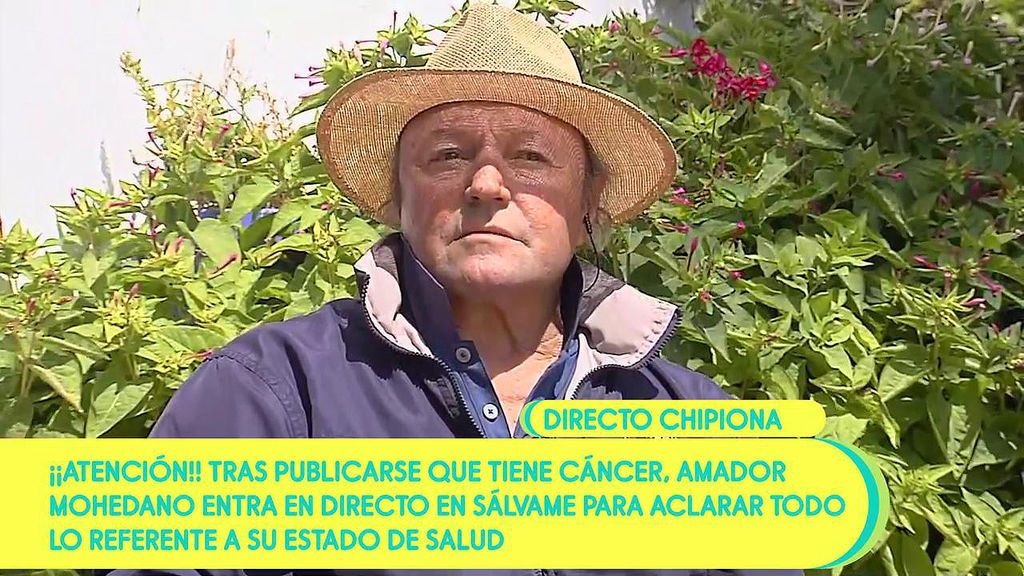 Amador Mohedano se siente traicionado: niega sufrir cáncer y anuncia una querella criminal
