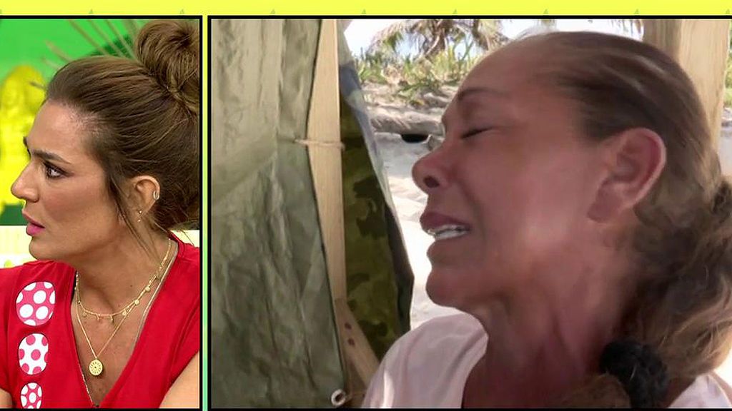 Raquel Bollo, sobrecogida con el ataque de ansiedad de Isal Pantoja