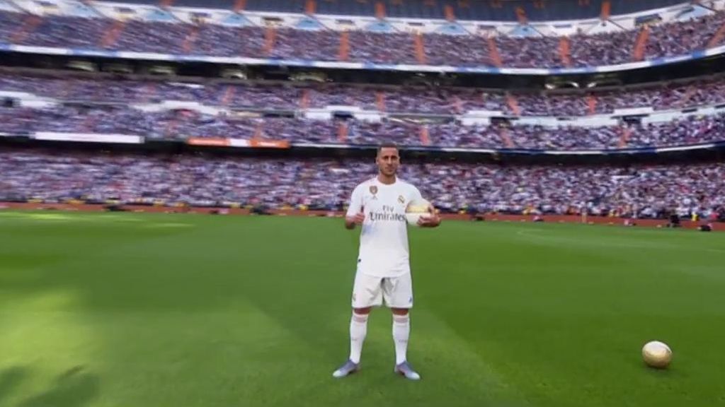 Todos los detalles de la presentación de Hazard: “No soy un galáctico, de momento”