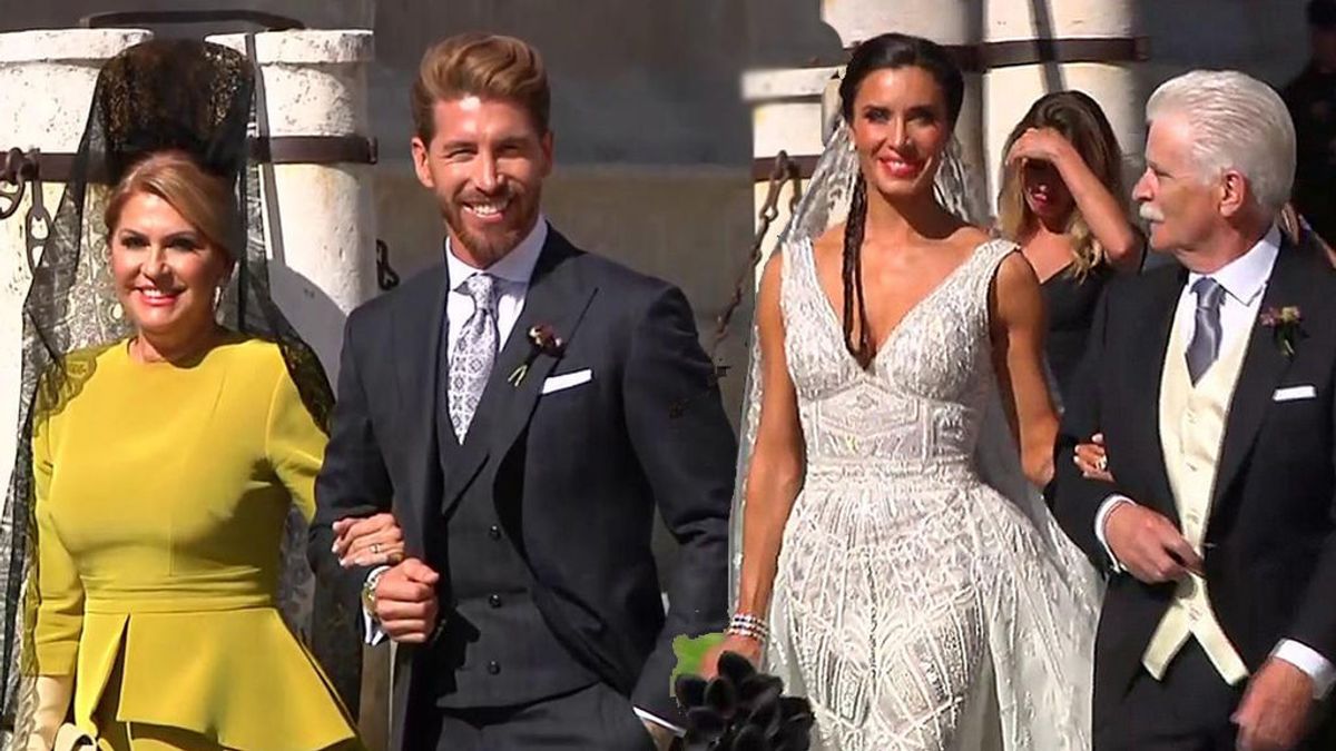 La boda de Pilar Rubio y Sergio Ramos, minuto a minuto:  Los novios se dan el "Sí, quiero"