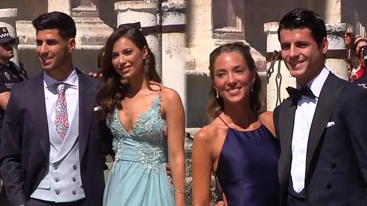 Joaquín, Morata, Asensio… Todos los futbolistas entrando a la boda de Sergio Ramos y Pilar Rubio