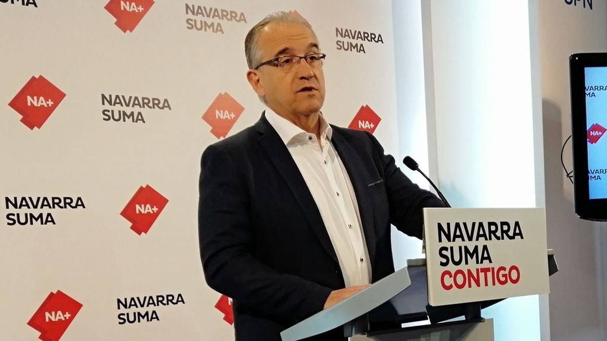 Enrique Maya, el candidato de Navarra Suma, nuevo alcalde de Pamplona