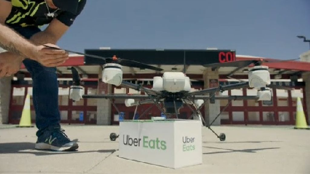 Ubear Eats anuncia que entregará comida con drones
