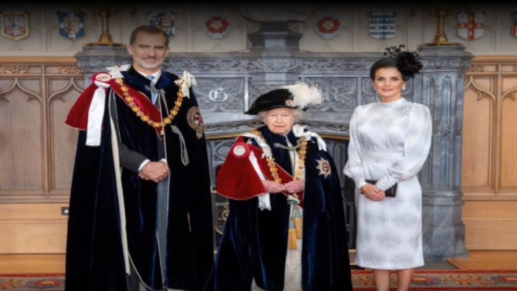 Felipe VI recibe la máxima distinción británica que otorga la reina de Inglaterra