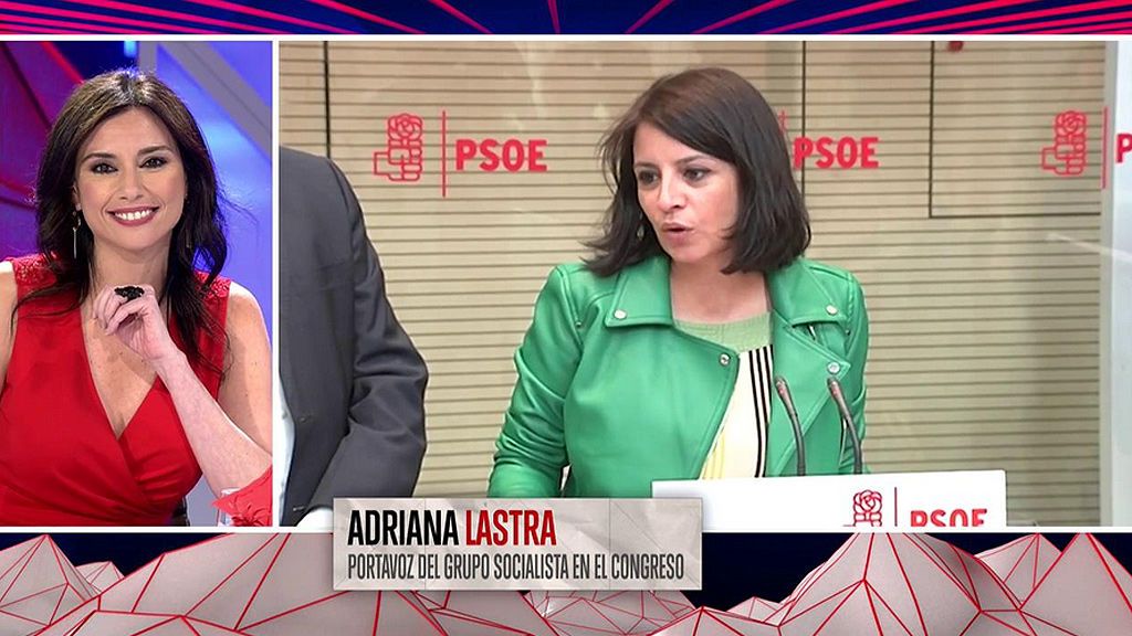 Adriana Lastra: “Este no es el caso de Marta Flich, es el caso de todas”