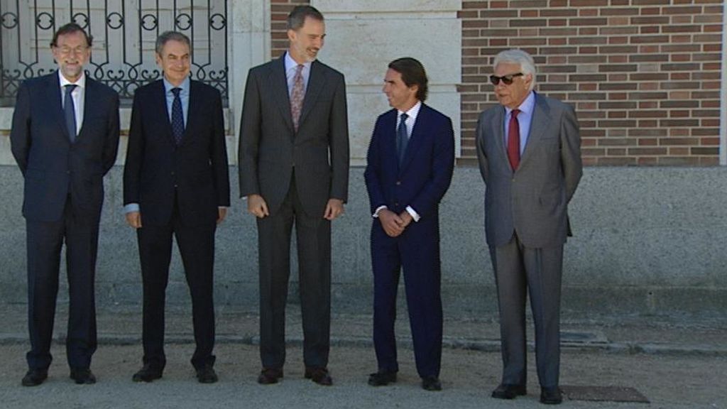 El rey coincide con todos los expresidentes El rey coincide con todos los expresidentes