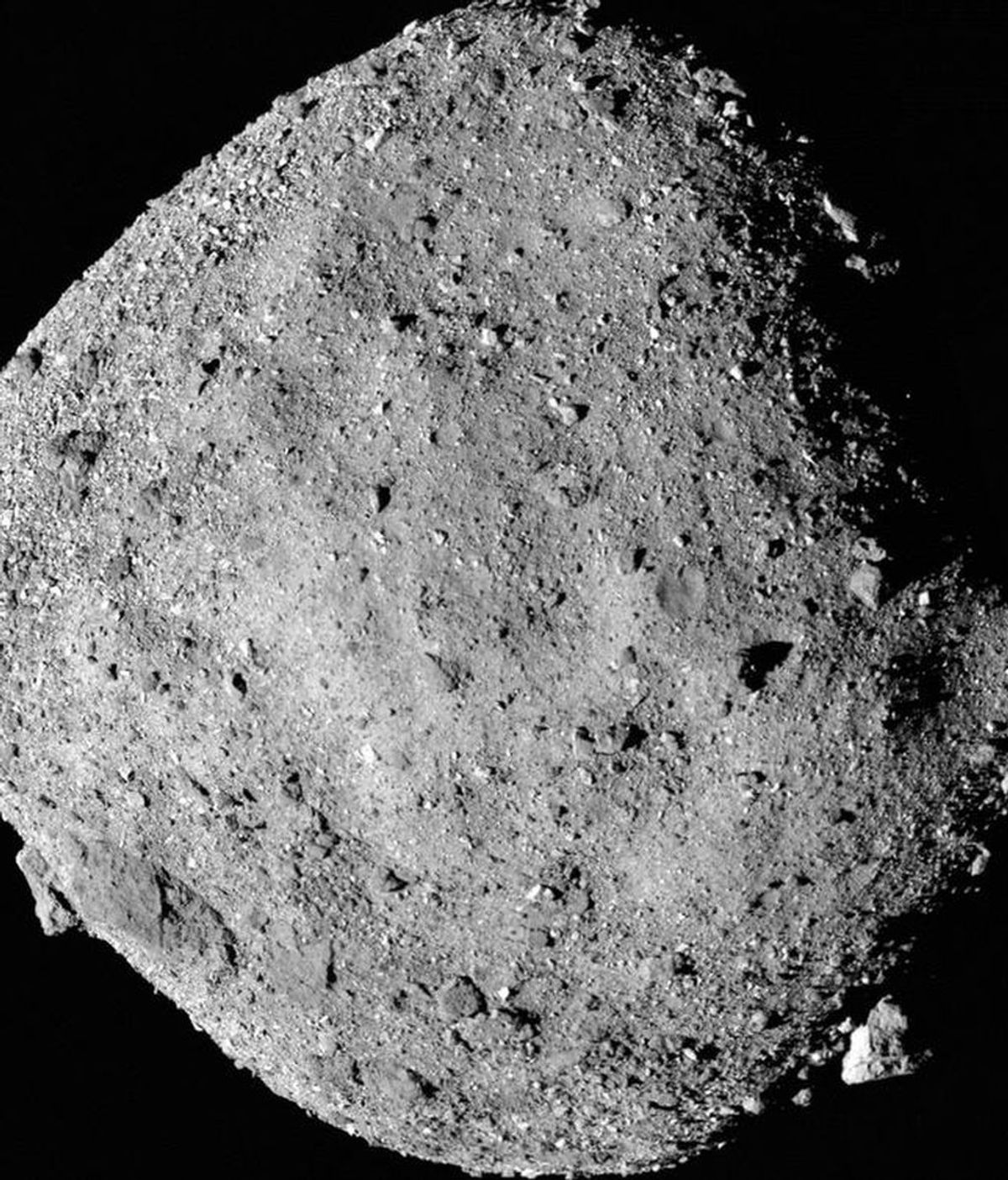 La vista más cercana hasta el momento del asteroide Bennu