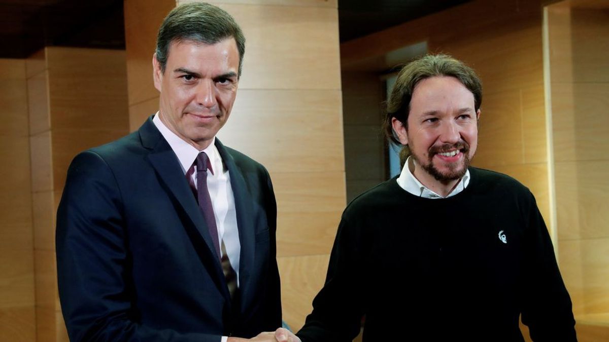 Pedro Sánchez y Pablo Iglesias se reunen en secreto en Moncloa