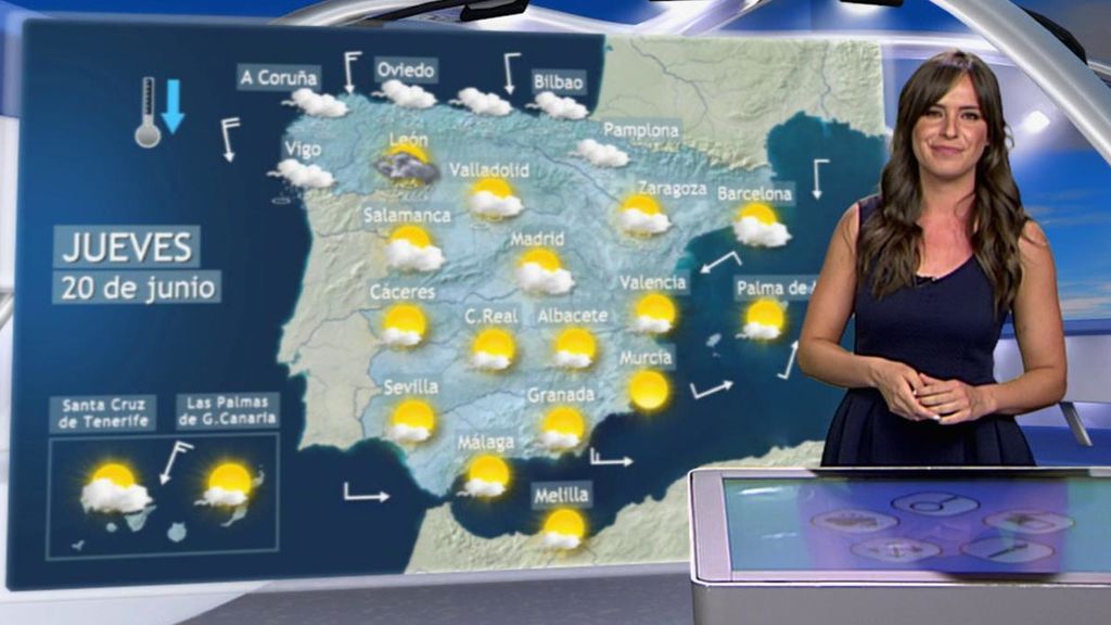 Adiós sol: las lluvias se intensifican en el Cantábrico y las nubes se extienden al resto de la mitad norte