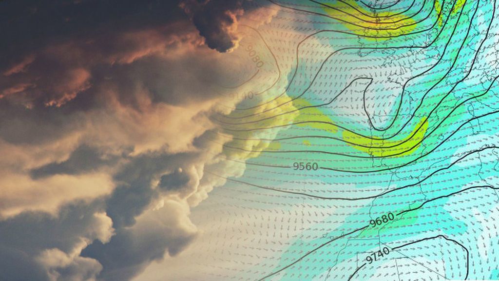 Llega una vaguada por el norte: tormentas fuertes y desplome de los termómetros tres días seguidos