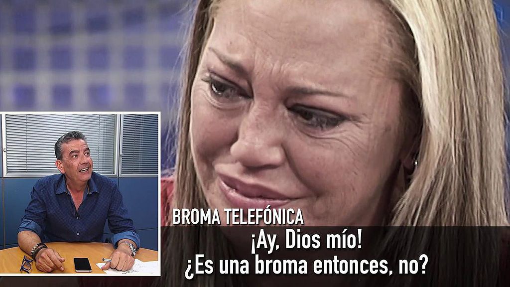 Belén Esteban acaba entre lágrimas tras una broma de la dirección