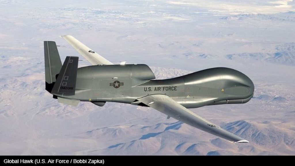 Irán derriba un dron de Estados Unidos en el estrecho de Ormuz Irán derriba un dron de Estados Unidos en el estrecho de Ormuz