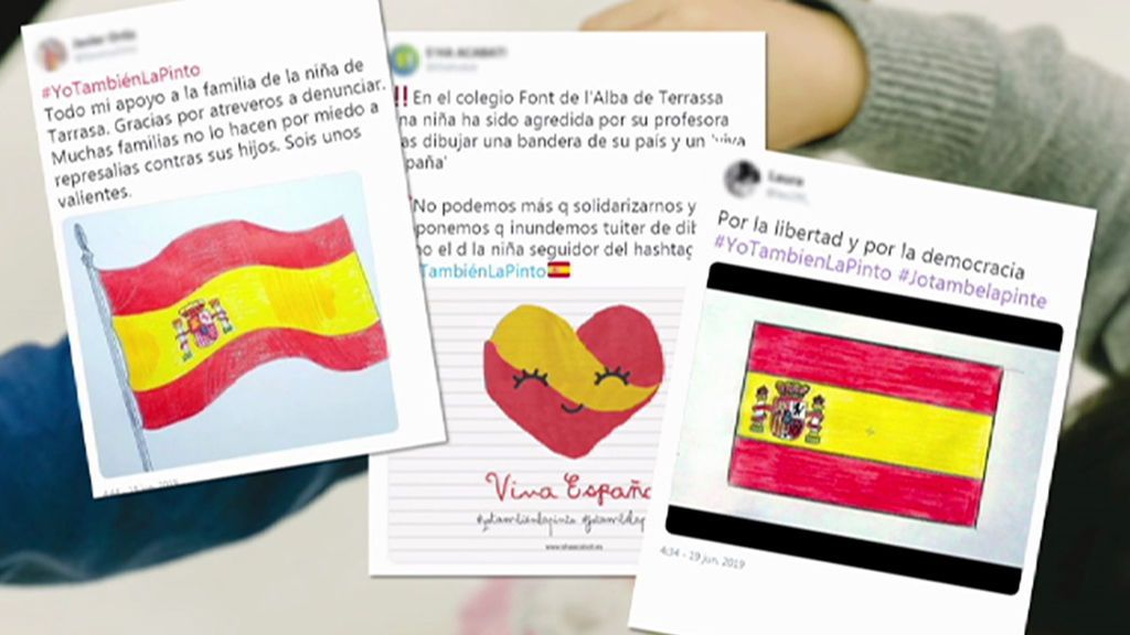 Las redes sociales se vuelcan con la menor presuntamente agredida por pintar la bandera de España: “Yo también la pinto”