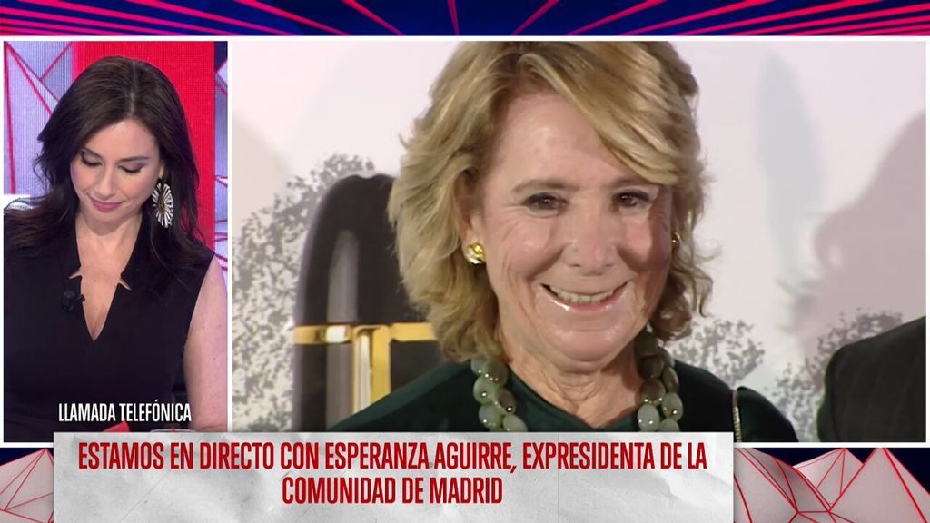 Esperanza Aguirre se enfada con el programa: “Os llamáis ‘Todo es mentira’ y yo odio la mentira”